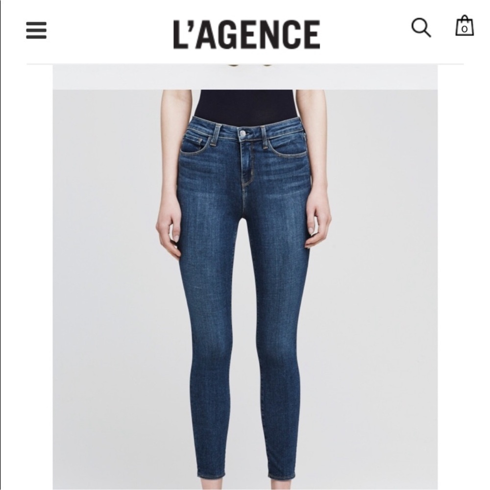 L’AGENCE Margot High Rise Skinny Jean Size 27